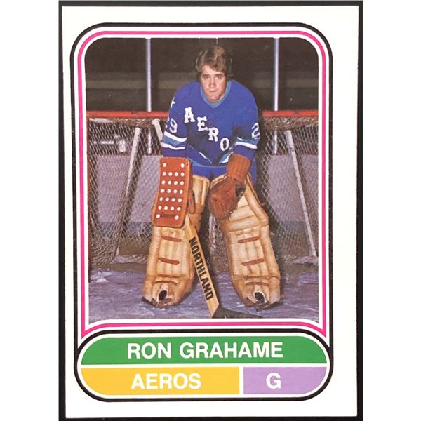 1975-76 O-PEE-CHEE WHA RON GRAHAME ROOKIE CARD