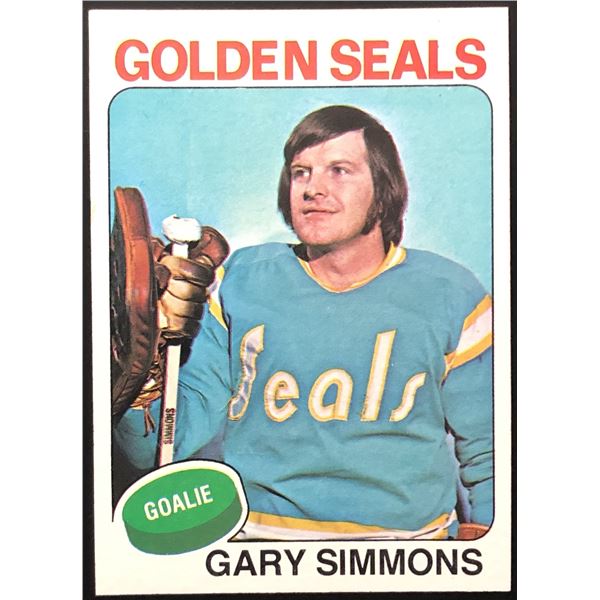 1975-76 TOPPS GARY SIMMONS ROOKIE CARD