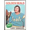 Image 1 : 1975-76 TOPPS GARY SIMMONS ROOKIE CARD
