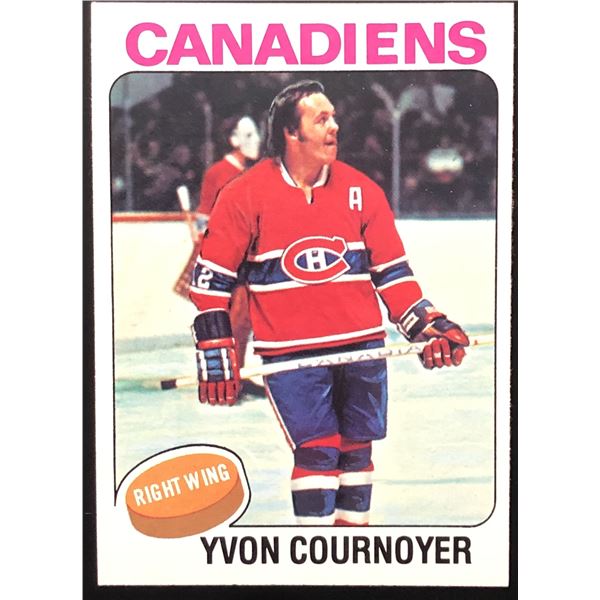 1975-76 TOPPS YVAN COURNOYER (HOF)