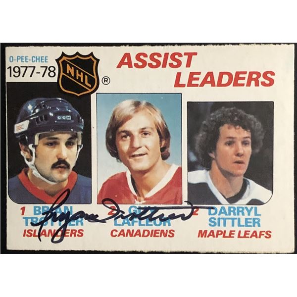1978-79 O-PEE-CHEE BRYAN TROTTIER (HOF) SIGNED