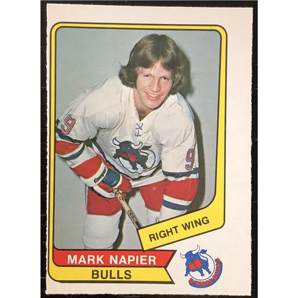 1976-77 O-PEE-CHEE MARK NAPIER ROOKIE CARD