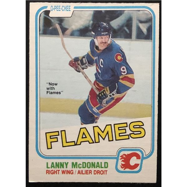 1981-82 O-PEE-CHEE LANNY McDONALD (HOF)