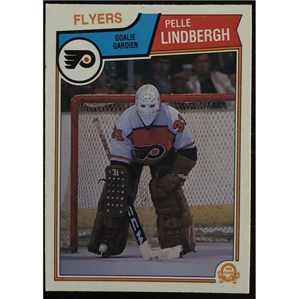 1983-84 O-PEE-CHEE PELLE LINDBERGH ROOKIE CARD
