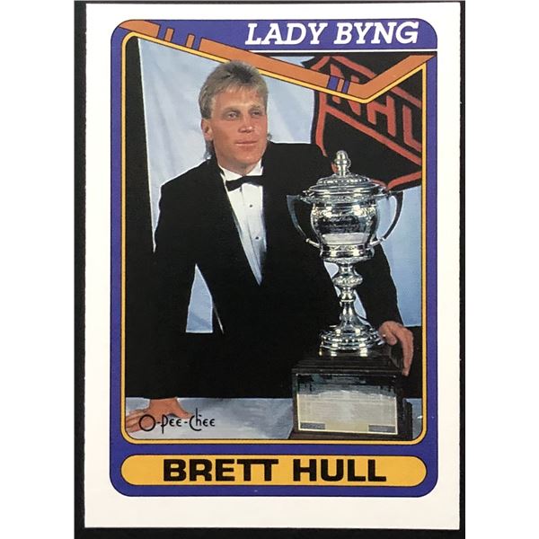 1990-91 O-PEE-CHEE BRETT HULL (HOF)
