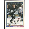 Image 1 : 1991-92 BOWMAN ROB BLAKE (HOF) ROOKIE CARD