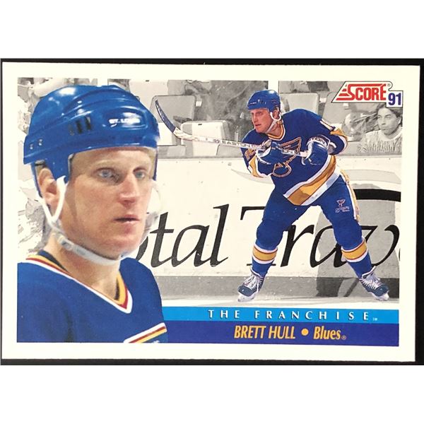 1992 SCORE BRETT HULL (HOF)
