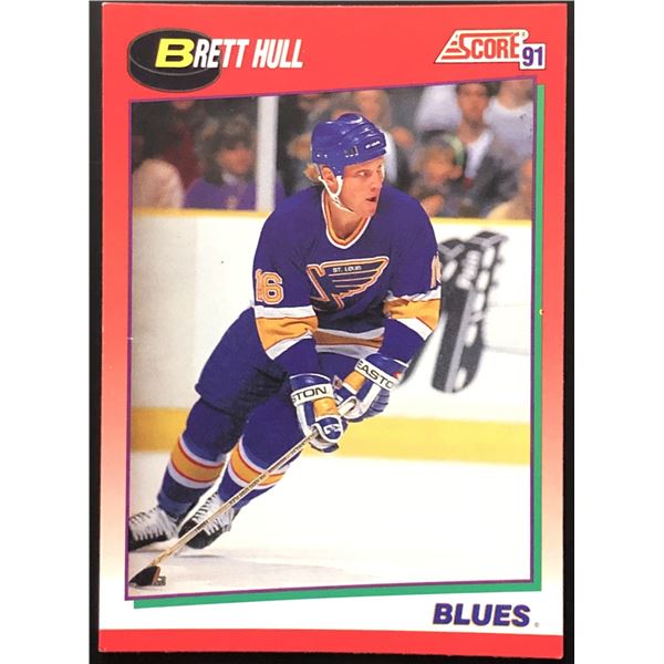 1992 SCORE BRETT HULL (HOF)