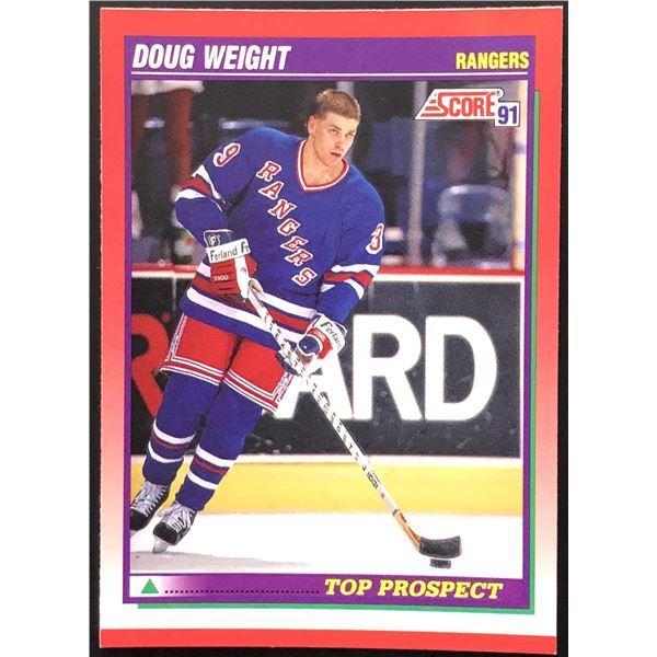 1992 SCORE DOUG WEIGHT ROOKIE CARD