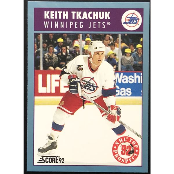 1992 SCORE KEITH TKACHUK ROOKIE CARD