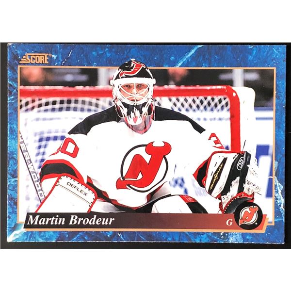1992-93 SCORE MARTIN BRODEUR (HOF) ROOKIE CARD