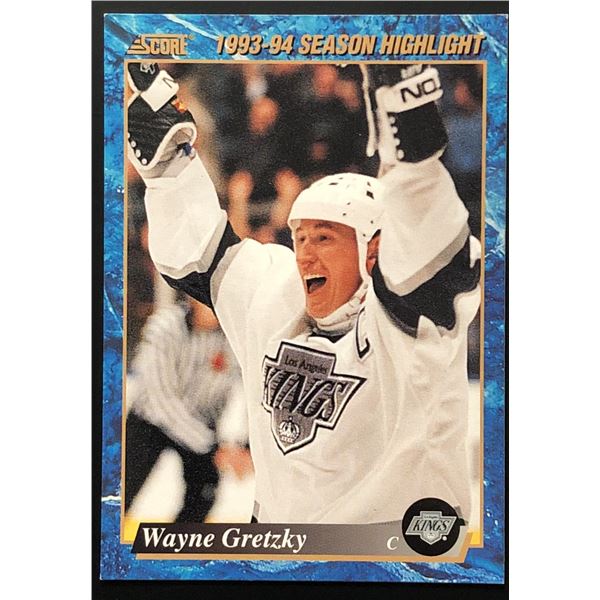 1992-93 SCORE WAYNE GRETZKY (HOF)