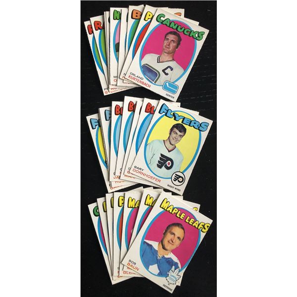 1971-72 O-PEE-CHEE NHL COLLECTION - 25 CARDS
