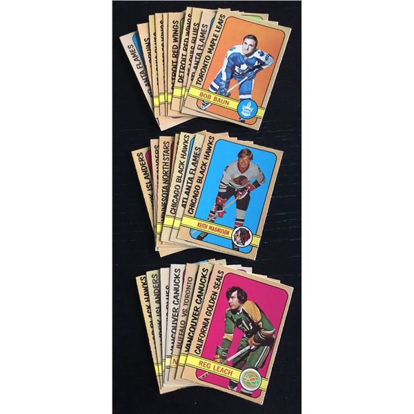 1972-73 O-PEE-CHEE NHL COLLECTION - 25 CARDS