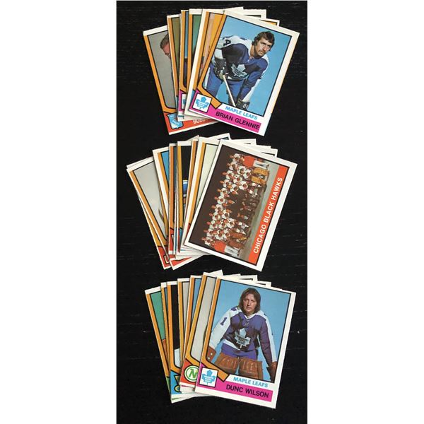 1974-75 O-PEE-CHEE NHL COLLECTION - 25 CARDS