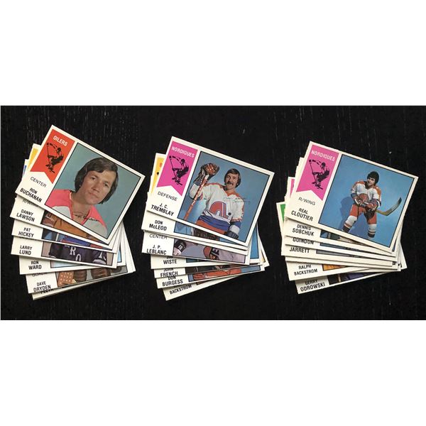 1974-75 O-PEE-CHEE WHA COLLECTION - 25 CARDS
