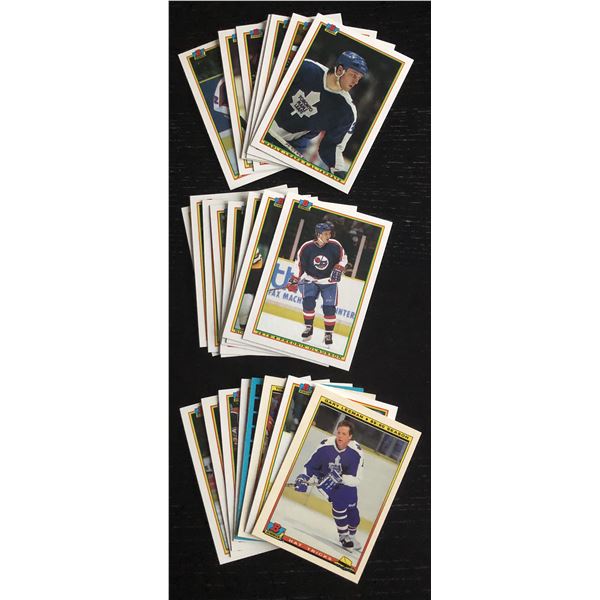 1990-91 BOWMAN NHL COLLECTION - 24 CARDS