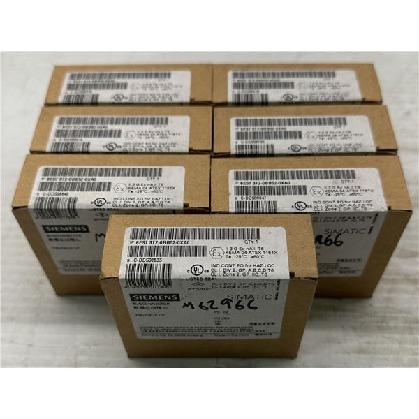 Lot of (7) Siemens #6ES7 972-0BB52-0XA0