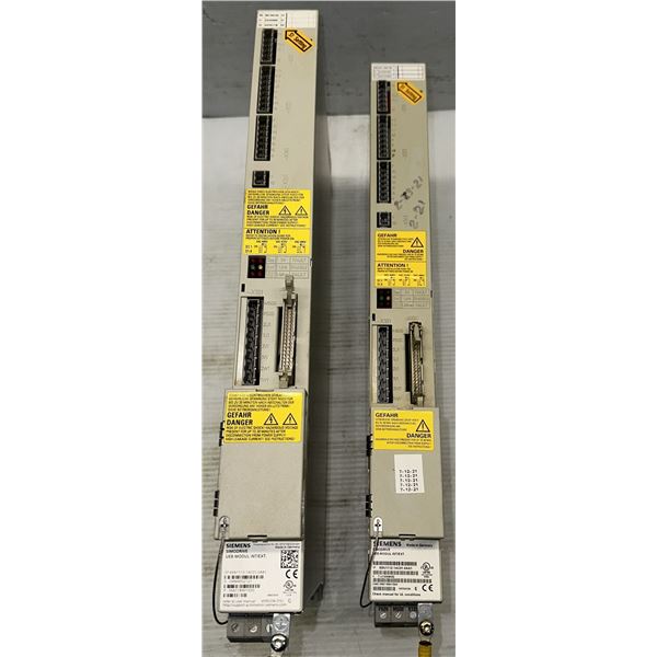 (2) Siemens #6SN1112-1AC01-0AA1 Simodrive UEB-MODULE INT/EXT.