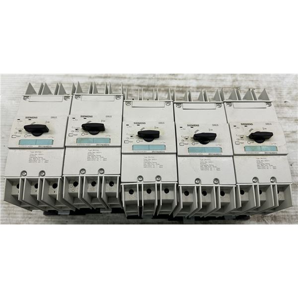 (5) Siemens #3RV1742-5ED10 Circuit Breakers