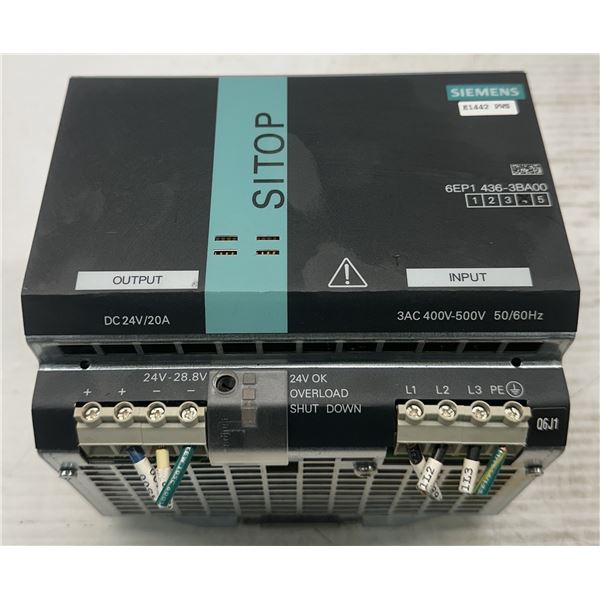 Siemens #6EP1436-3BA00 Power Supply