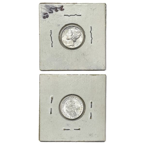 1938-D Mercury Silver Dime GEM BU
