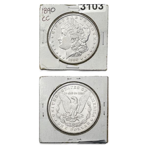 1890-CC Morgan Silver Dollar UNCIRCULATED