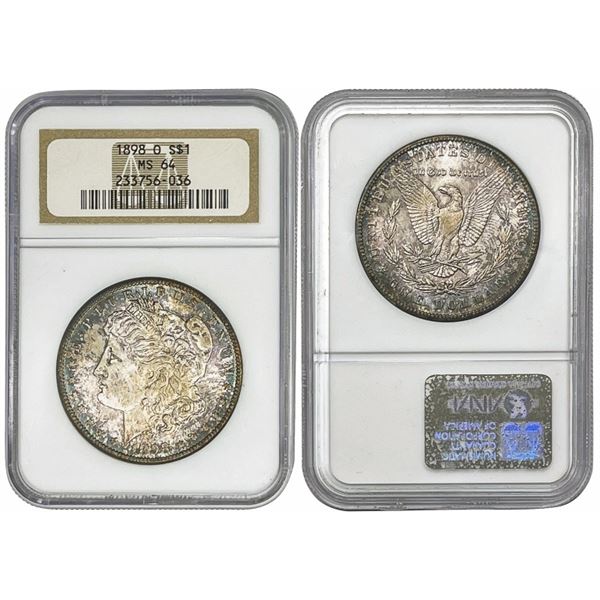 1898-O Morgan Silver Dollar NGC - MS64