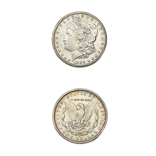 1896-S Morgan Silver Dillar ABOUT UNCIRCULATED
