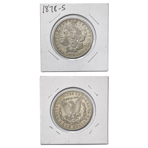 1878-S Morgan Silver Dollar ABOUT UNCIRCULATED