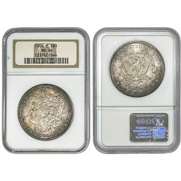 1904-O Morgan Silver Dollar NGC - MS64