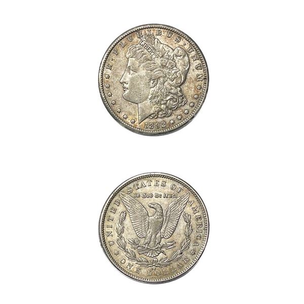 1892-CC Morgan Silver Dollar LIGHTLY CIRCULATED