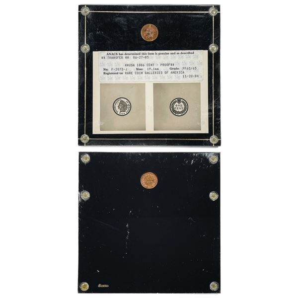 1886 Indian Head Penny GEM BU PROOF