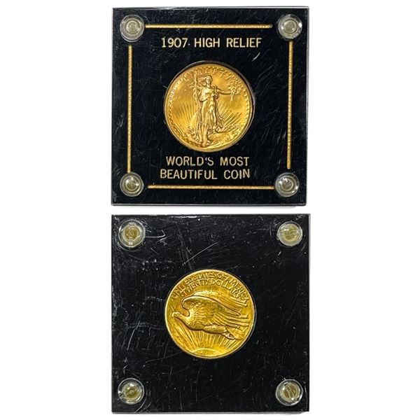 1907 $20 High Relief St. Gauden's Double Eagle BU