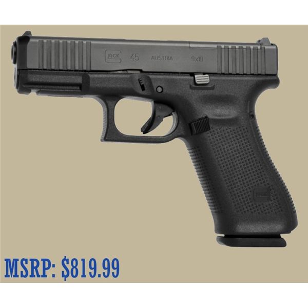 Glock G45 Gen 5 MOS 9mm Semi-Auto Pistol