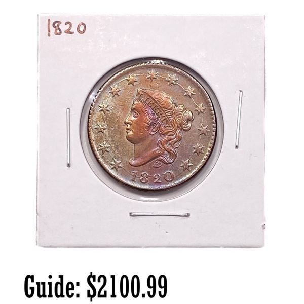 1820 Classic Large Cent UNCIRCULATED