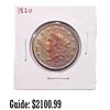 Image 1 : 1820 Classic Large Cent UNCIRCULATED