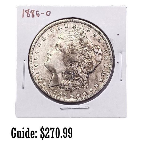 1886-O Morgan Silver Dollar XF