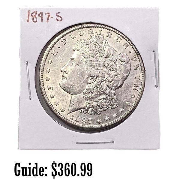 1897-S Morgan Silver Dollar UNCIRCULATED