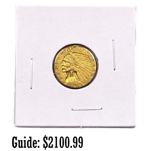 1915-S $2.50 Gold Quarter Eagle ABOUT