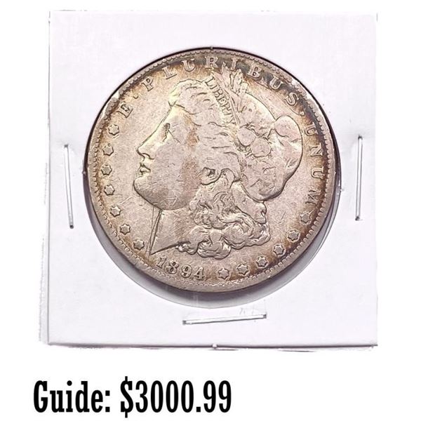 1894 Morgan Silver Dollar FINE GRADE