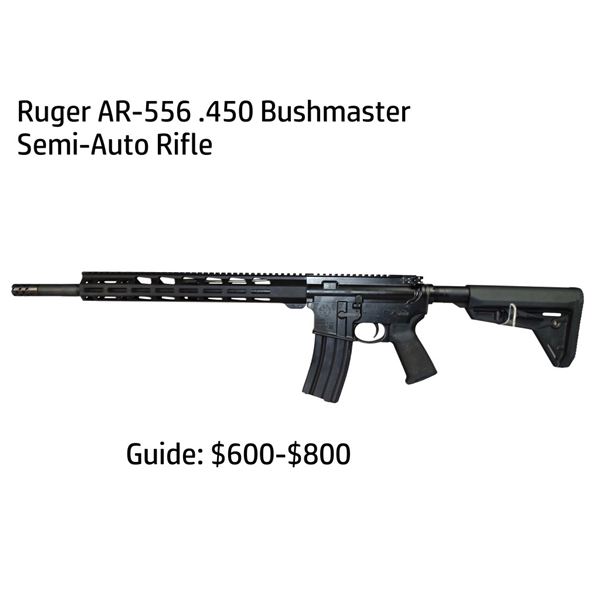 Ruger AR-556 .450 Bushmaster Semi-Auto Rifle