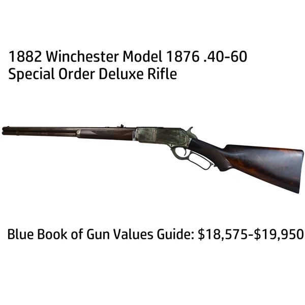 Special Order Winchester 1876 .40-60 Deluxe Rifle