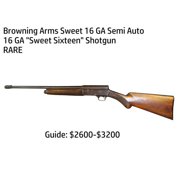 Browning Arms Sweet 16 GA Sweet Sixteen