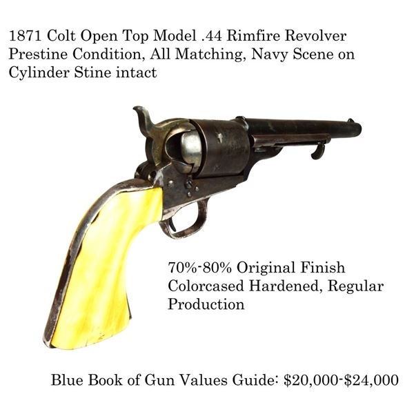 1871 Colt Open Top Model .44 Rimfire Navy
