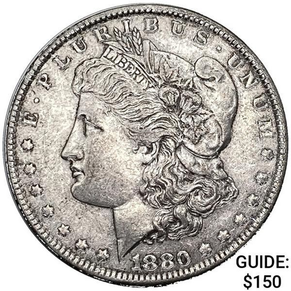 1880 Morgan Silver Dollar EXTRA FINE