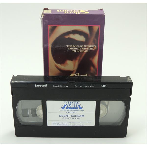 #17 VHS HORROR SILENT SCREAM 1982 IN BOX MEDIA