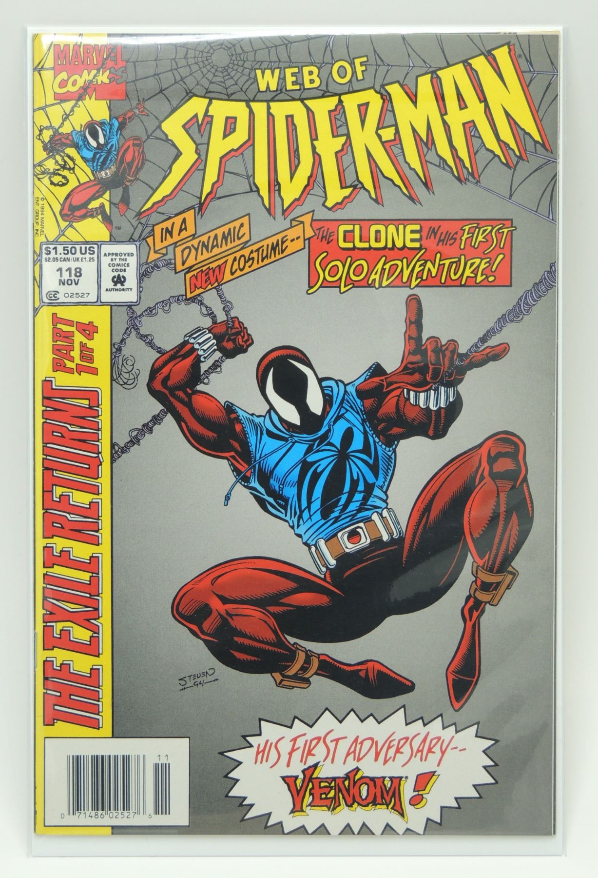 Key Marvel Comics #19 KEY MARVEL COMICS WEB OF SPIDERMAN #118 1ST