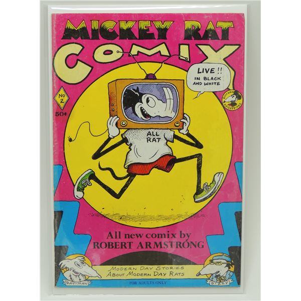 #23 KITCHEN SINK COMICS MICKEY RAT COMIX #2 1972