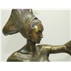Image 3 : #29 1920'S ART DECO BRONZE SCULPTURE LADY DANCER